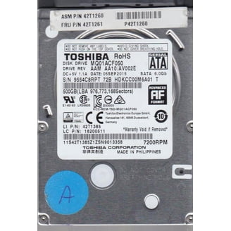 Toshiba MQ04ABB400 4TB 5400RPM 2.5
