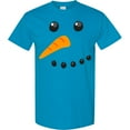 thumbnail image 3 of Inktastic Snowman Face T-Shirt, 3 of 5