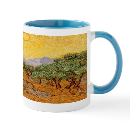 

Van Gogh Olive Trees Yellow Sky And Sun Mug (325 ml) Ceramic Coffee Mug 11oz