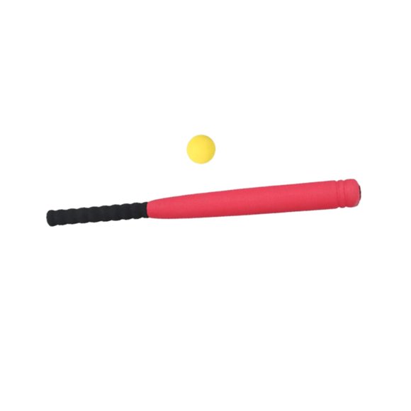 VONKY Baseball Bat and Ball Set 21 Color Toy Grain Educational inch Baseball Lightweight Wood Games Red 54cm