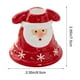 thumbnail image 3 of Santa Claus Snowman Ceramic Candle Holders Festive Romantic Candle Holders Decor Candlelight Dinner Ambiance Accessory, 3 of 6