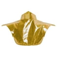 thumbnail image 4 of Oyolan Womens Metallic Shiny Leather Armor Shrug Steampunk Gothic Shoulder Epaulet Collared Pauldron Gold XL, 4 of 5