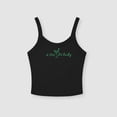 thumbnail image 2 of A Tini Bit Lucky St Patricks Day Martini Tank Top Shamrock Crop Tank, 2 of 4