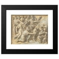 thumbnail image 2 of Luigi Ademollo 14x12 Black Modern Framed Museum Art Print Titled - Moses Drawing Water from the Rock, 2 of 5