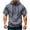 02-Gray, variant on Men's Athletic Sweatshirts Casual Long Sleeve Quarter Zipper Hoodies Multiple Pockets Outdoor Pullover Sweatshirts Wine S