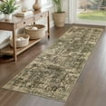 thumbnail image 3 of FairOnly Green Oriental Distressed 2'x6' Runner Rugs Vintge Non Slip Low Pile Carpet for Hallway Bathroom Kitchen Bedroom, 3 of 7