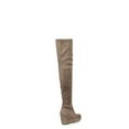 thumbnail image 4 of Nature Breeze Over the knee Women's Hidden wedge Boots in Taupe, 4 of 4