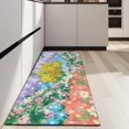 thumbnail image 4 of Pioneer Flower Floral Print Pattern Kitchen Rug Mat,Kitchen Runner Rugs Non Skid Washable,Decorative Kitchen Floor Mats for Kitchen,Sink,Laundry,17"X47", 4 of 5