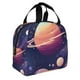 thumbnail image 2 of Easygdp Planet Pastel Galaxy Bolsa Térmica Premium - Tela Oxford Impermeable, Gran Capacidad, Bolsillo Frontal, Unisex para Trabajo, Escuela, Actividades al Aire Libre y Picnics, 2 of 8