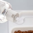 thumbnail image 3 of Dispensador automático de agua para mascotas 2 en 1, dispensador de alimentos, bebedero a prueba de derrames y alimentador de alimentos secos, cuenco para perros y gatos, bebedero para mascotas BRI  Rojo Verde, 3 of 5