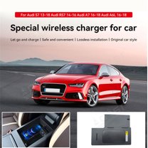 Aotsr AI car wireless charger for Audi S7/RS7/A7/A6L 2013-2018 intelligent infrared fast wireless charging car phone holder suitable for iPhone and Android phones with wireless charging function