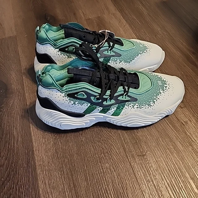 Sz 12 Adi-das Trae Young 3 Low Preloved Green IE2703 Mens Basketball Shoes