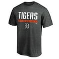 thumbnail image 2 of Men's Charcoal Detroit Tigers Team Win Stripe T-Shirt, 2 of 3