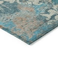 thumbnail image 4 of Addison Rugs Chantille Indoor/Outdoor Transitional Damask Teal Washable Rectangle Rug, 1'8" x 2'6", 4 of 6