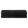 thumbnail image 2 of BNM Eco-Friendly Cotton Bath Sheet Set of 2, Black, 2 of 5
