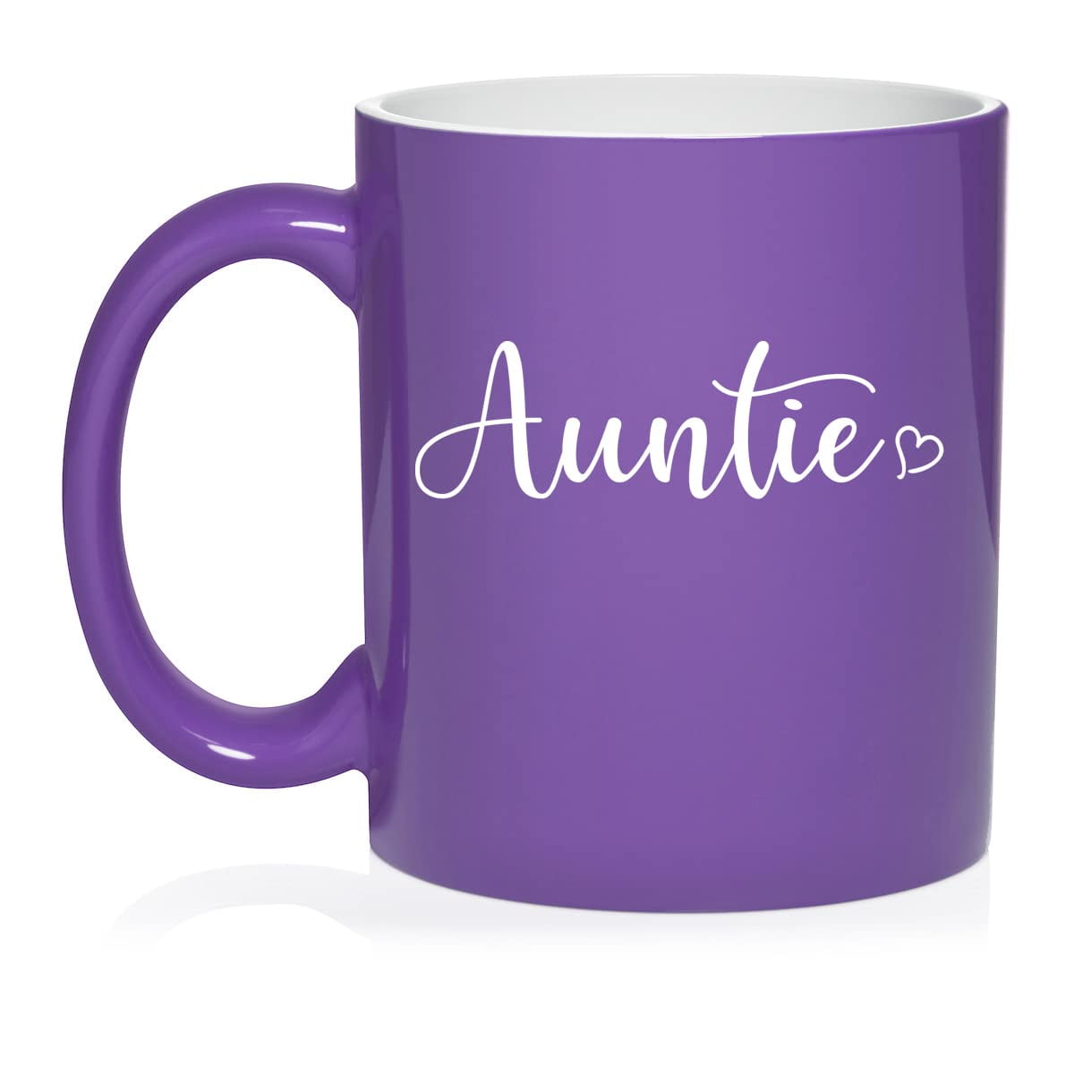Auntie With Heart Ceramic Coffee Mug Tea Cup Gift for Her, Sister, Wife