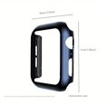 thumbnail image 3 of Vidrio templado + funda para Apple Watch 8 7 funda de teléfono 41mm 45mm 42mm 38mm pulsera protección parachoques funda para Apple Watch 40 44mm funda, 3 of 4
