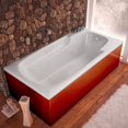 thumbnail image 2 of Eros 32 x 60 Rectangular Whirlpool Bathtub with Left Side Drain and V-Style Back Jets in Glossy White, 2 of 5