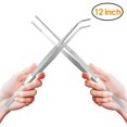 thumbnail image 3 of Gutsdoor Juego de pinzas de cocina, pinzas de acero inoxidable, juego de 2 con puntas dentadas de precisión para cocinar y uso médico (juego de 12 pulgadas), 3 of 5