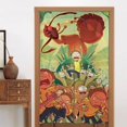 thumbnail image 4 of Cortina de puerta semiopaca con patrón de patchwork de dos piezas de Rick & Morty, cortinas opacas decorativas para dormitorio, sala de estar, decoración de habitación de niños, 34 x 56 pulgadas,, 4 of 7
