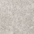 thumbnail image 3 of SAFAVIEH Riviera Comgan Solid Plush Polyester Shag Area Rug, Light Grey, 8' x 10', 3 of 4