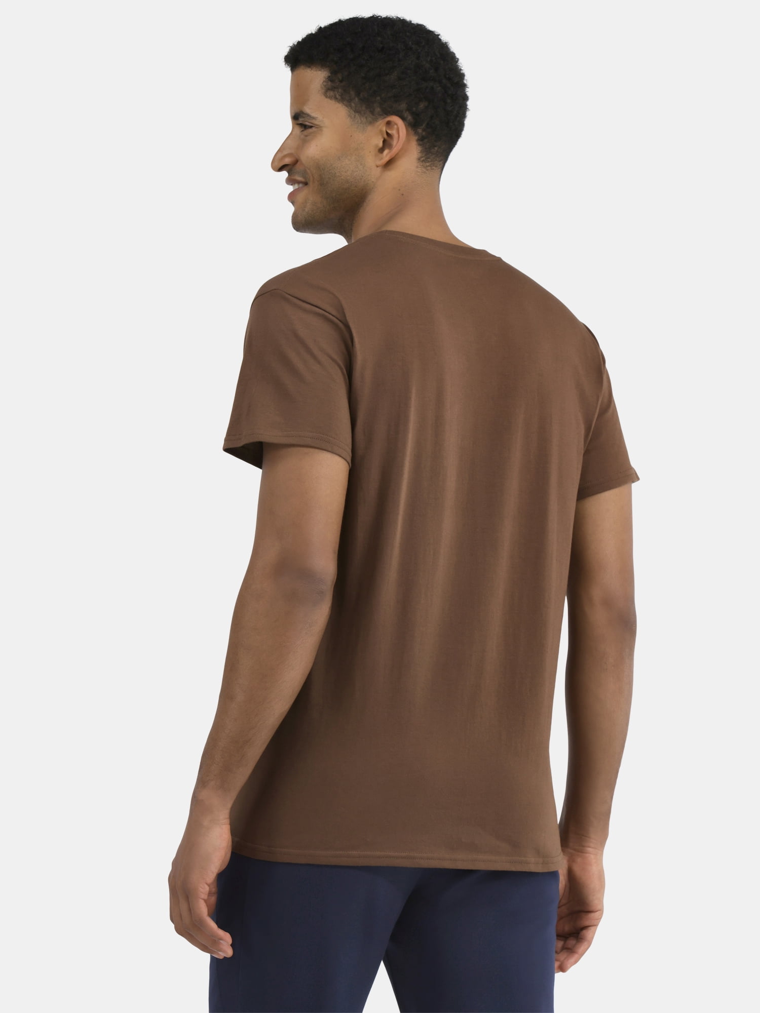Athletic Works Men's and Big Men's Cotton Pocket Tee, Sizes XS-5XL and Tall Sizes