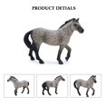 thumbnail image 3 of Realistic Animal Figures Playset,4 PCS Horse Figurines Set,Hand Painting Horse Figures Set,Educational Toy,Cake Toppers Christmas Birthday Gift for Kids Todllers, 3 of 8