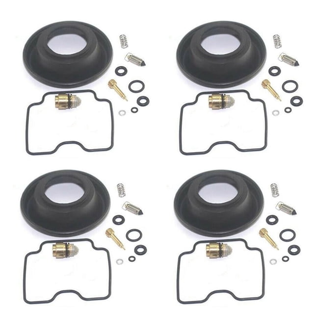 Yassdwbn 4 Sets Carburetor Rebuild Repair Kit For Bandit 1200 GSF1200S 2001-2005