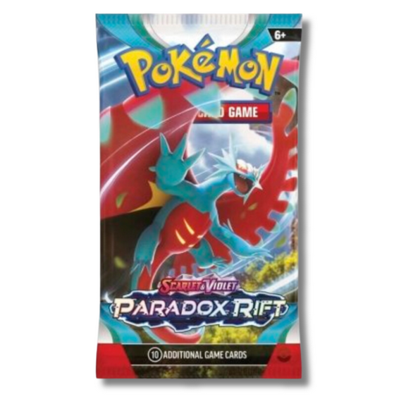 Pokemon Scarlet & Violet Paradox Rift Booster Pack | Roaring Moon