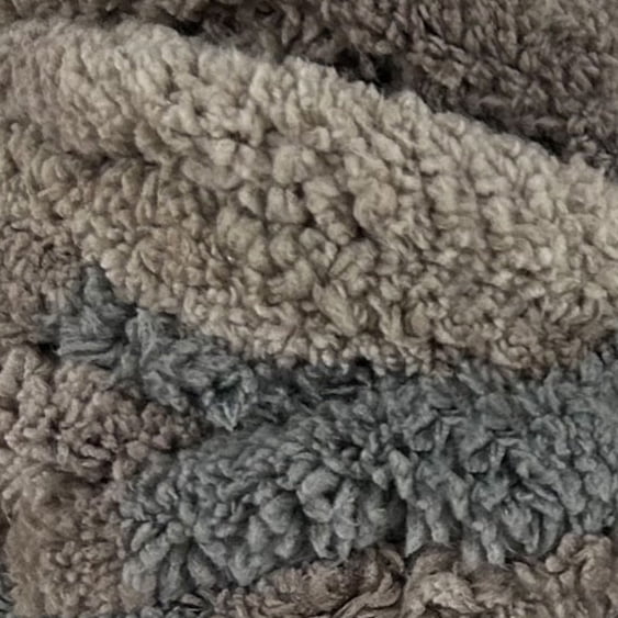 Mainstays Chunky Chenille Yarn, 31.7 yd, Multi Neutral, 100% Polyester, Super Bulky, Pack of 4