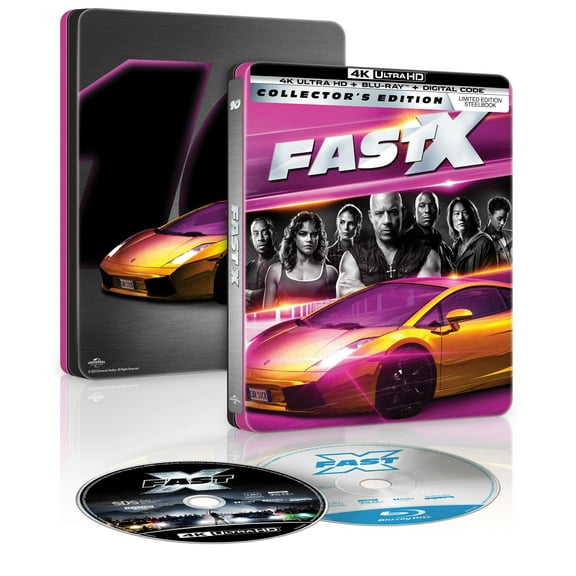 Fast X - Limited Edition Steelbook (4K Ultra HD   Blu-ray) [UHD]