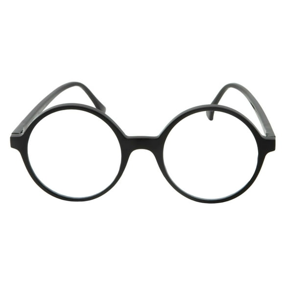 grinderPUNCH Costume Glasses Round Nerd Geek Halloween Eyeglasses Wizard Glasses Adults | Harry Potter Glasses | Edna Mode Glasses | Steve Jobs
