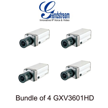 UPC 794348681327 product image for Grandstream Bundle of 4 GXV3601_HD High resolution 2 Megapixels, 2-way audio. | upcitemdb.com