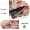 thumbnail image 6 of Round Rug 3.3Ft Washable Non-Slip, Spring Flowers Circle Area Rugs for Living Room Bedroom, Chinese Botanical Pink White Blooms Floral Indoor Floor Mats Carpet Runner for Home Decor Aesthetic, 6 of 8