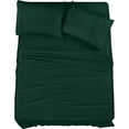 thumbnail image 1 of King Bed Sheet Set Piece Bedding Soft Brushed Microfiber Fabric Shrinkage & Fade Easy Care (), 1 of 7