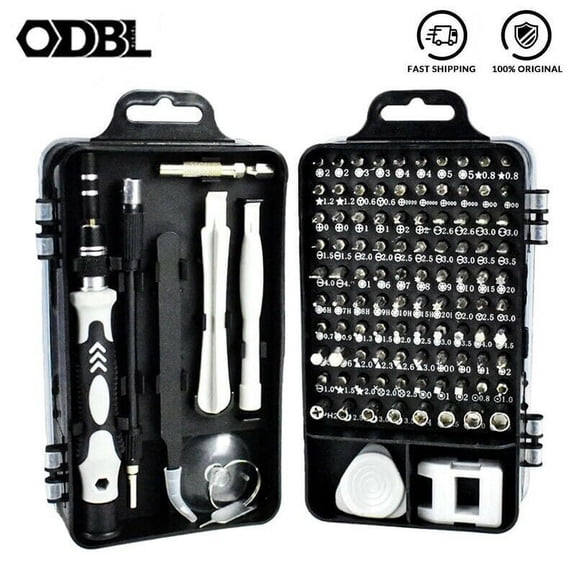 Precision Screwdriver Set, 117 in 1 Magnetic Repair Tool Kit for iPhone Series/Mac/iPad/Tablet/Laptop/Xbox Series/PS3/PS4/Nintendo Switch/Eyeglasses/Watch/Cellphone/PC/Camera/Electronics