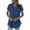 Navy, variant on Plebaso Womens Short Sleeve Shirts Pleated Round Neck Summer Casual Dressy Blouses Flowy Tunic Tops