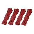 thumbnail image 1 of Almencla 4 Pack Camping Tent Cords, Tent Wind Rope with Adjustment Tensioner, Nylon Rope, Red, 1 of 8