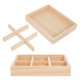 thumbnail image 4 of GOOHOCHY 2 bandejas rústicas de madera para joyería, aperitivos, bandejas pequeñas para servir, bandeja de madera multiusos para aperitivos, verduras, salsas, fiestas y uso diario., 4 of 8