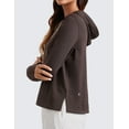thumbnail image 4 of CRZ YOGA Women’s Cloud Jersey Pullover Hoodie Long Sleeve Lightweight Workout Top with Thumb Holes, 4 of 6