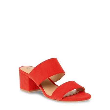 

Time and Tru Women s Block Heel Mule