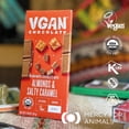 thumbnail image 3 of (Pack Of 6) VGAN Chocolate Bar White Almond Salted Caramel 2.46 Oz, 3 of 6