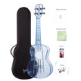 thumbnail image 2 of Ukelele transparente de 23 pulgadas Ukelele Air-nova con bolsa de concierto, púas de cuerda, paño de Abanopi Ukelele, 2 of 7