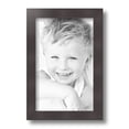 thumbnail image 2 of ArtToFrames 7x11" Sloped Dark Walnut Picture Frame, Brown Wood Poster Frame, with Regular Glass and 2 (FBPL-4820), 2 of 7