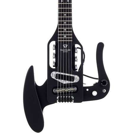 Traveler Ultralight Travel Guitar - Traveler Guitar Pro-Series Mod-X Hybrid Electric Travel Guitar Satin Black