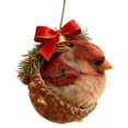 thumbnail image 6 of Forest Animal Acorn Ornaments, Unique Resin Woodland Hanging Decorations, Nature Inspired Christmas Tree Decor Gift for Animal Lovers Home Holiday Display 6PCS, 6 of 7
