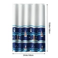 thumbnail image 3 of Hezzwei Shower Curtain Waterproof Fabric Shower Curtain Or Polyester Soft Cloth & Hotel Quality Machine Washable White Shower Curtain Liner For Bath Tub, 3 of 3