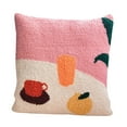 thumbnail image 3 of Throw Pillow DIY Punch Kits Hoop Hoop Rug work Tools - Pink Teacup Pink, 3 of 10