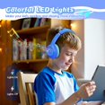thumbnail image 3 of Auriculares Bluetooth para niños Botesty Sound 85H con LED y micrófono, 3 of 7