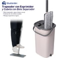 thumbnail image 2 of Trapeador Bluelander con Exprimidor y Cubeta con Bote Separador, Fregona de Microfibra 360°, 2 of 5